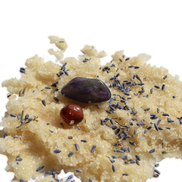 Black Amber Lavender Exfoliating and Hydrating Body Scrub - Moisturizing Body Scrub