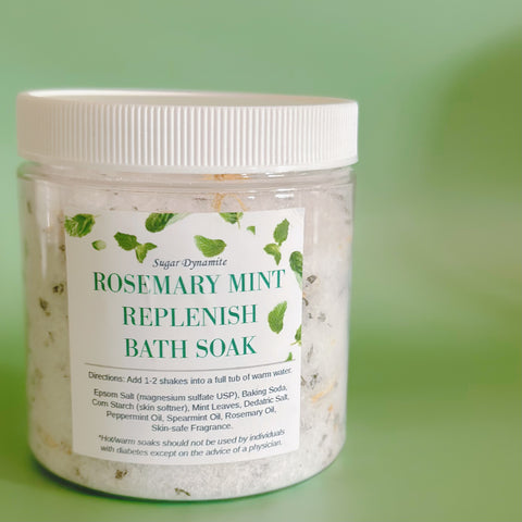 Rosemary Mint Bath Soak 10 oz.