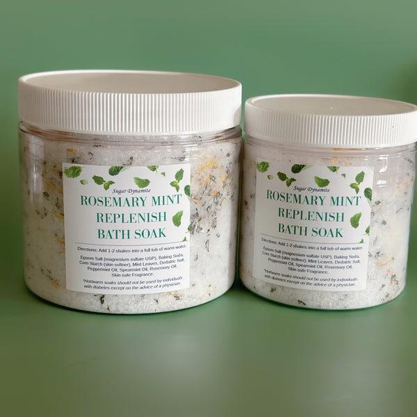 Rosemary Mint Bath Soak 10 oz.