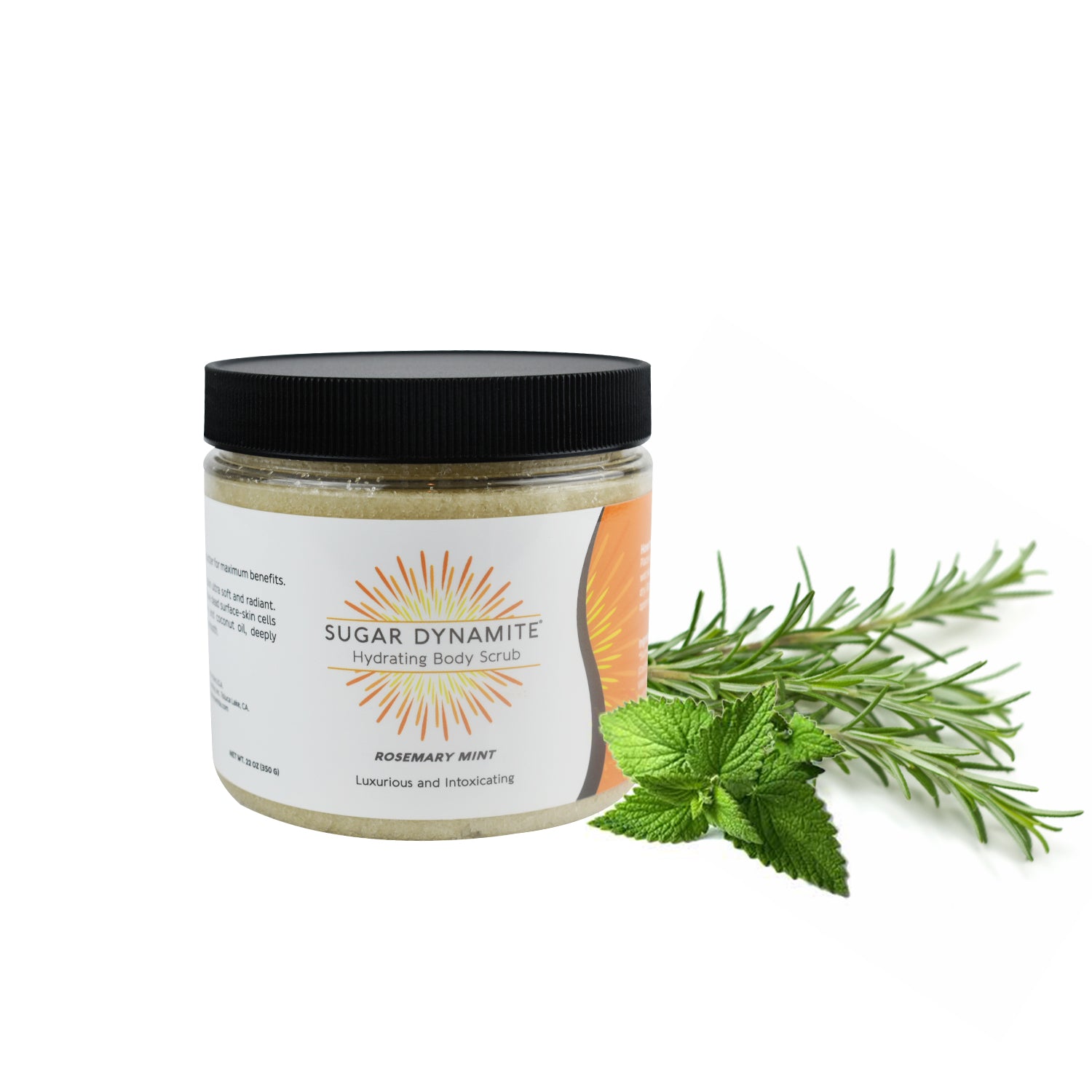Hairitage Sugar Coated Mint & Yuzu Scented Exfoliating Body Scrub Sweet Almond Oil Coconut Oil For All Skin Types Rosemary Orange Essential Oils Ultrahydrating Body Scrub 10 Fl Oz